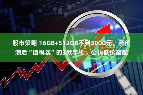 股市策略 16GB+512GB不到3000元，涨价潮后“值得买”的3款手机，公认低价高配